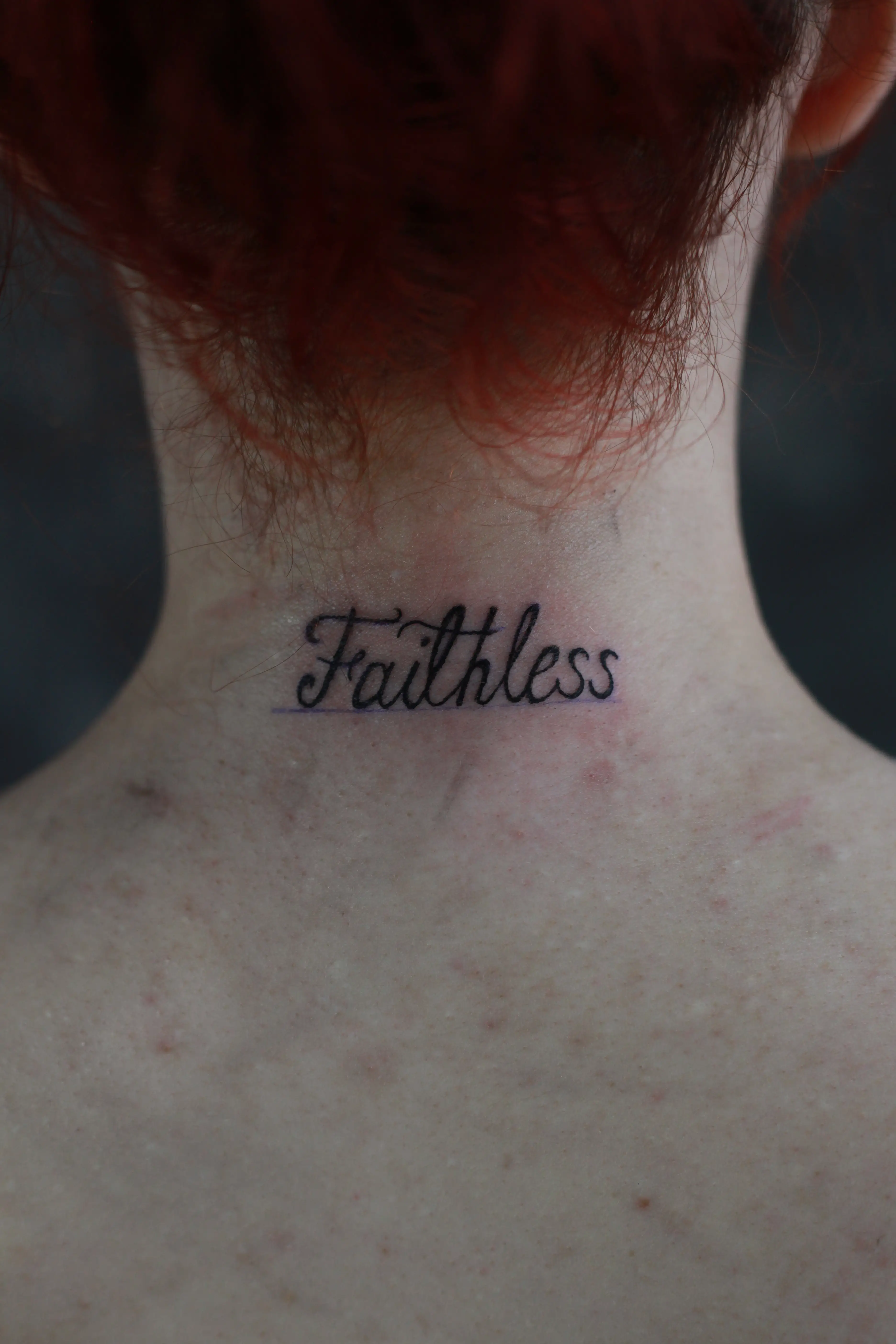 Tetovaža Faithless - Lettering rad Eternal Art studio